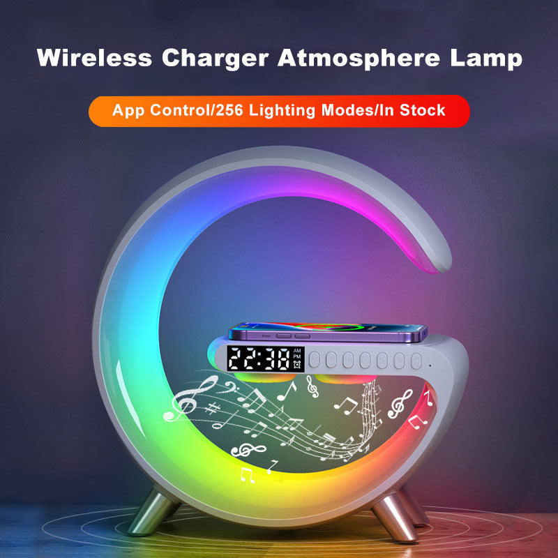 Bluetooth Speaker Wireless Charger Lamp - Blingy Bag LLC