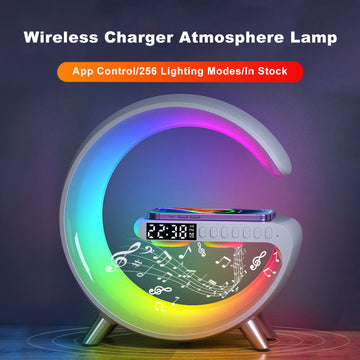Bluetooth Speaker Wireless Charger Lamp - Blingy Bag LLC