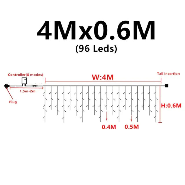 Christmas LED String Lights - Blingy Bag LLC