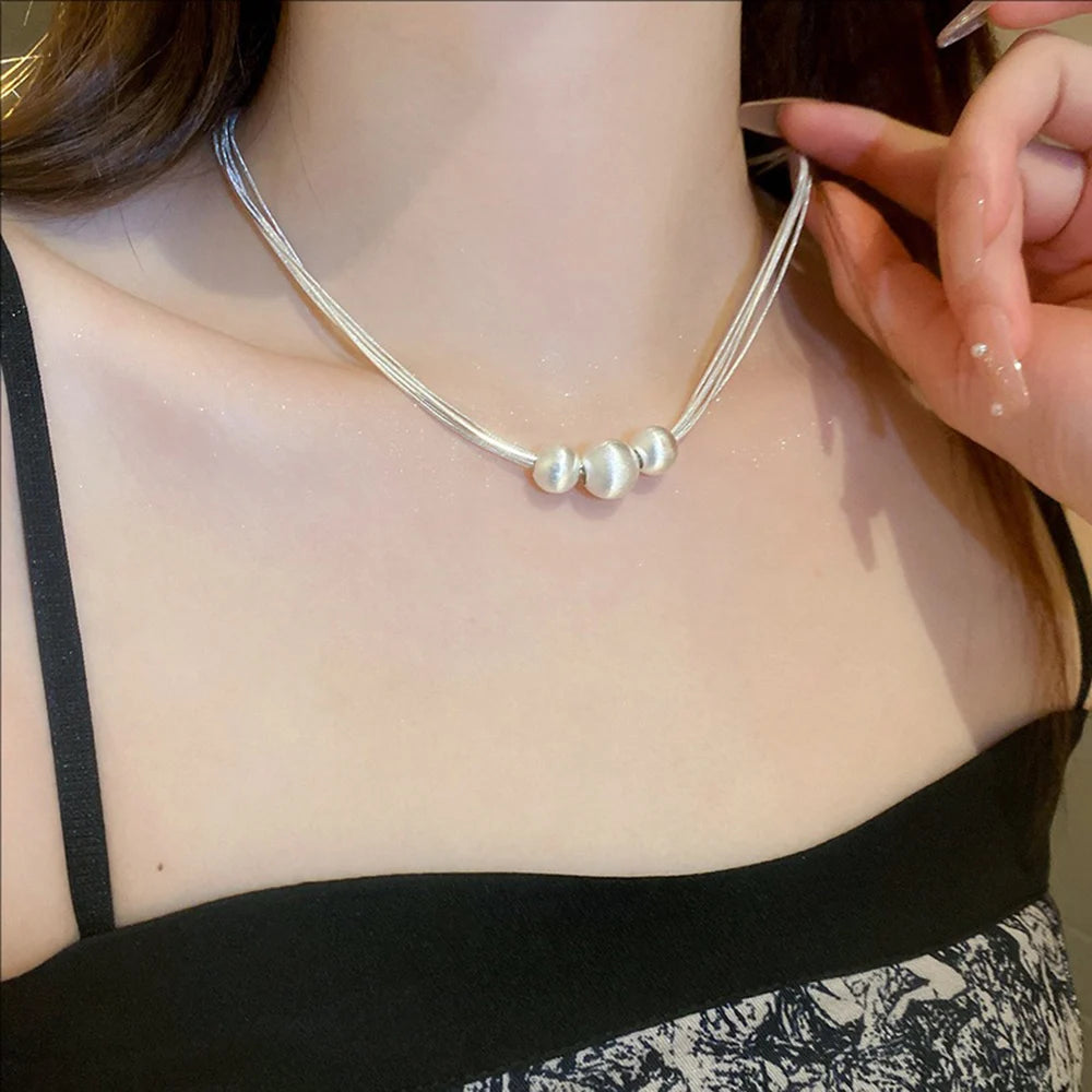 Luxury Multilayer Clavicle Choker – Fashion Charm Necklace for Women