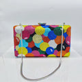 Rainbow Crystal Evening Clutch - Blingy Bag LLC