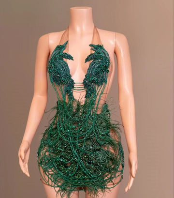 Emerald Green Birthday Dress