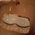 Diamond-Studded Evening Clutch - Blingy Bag LLC