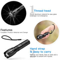 Super-Bright 90000LM LED Tactical Flashlight 5 Modes Zoomable Torch Searchlight - Blingy Bag LLC