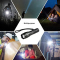 Super-Bright 90000LM LED Tactical Flashlight 5 Modes Zoomable Torch Searchlight - Blingy Bag LLC