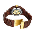 Classic Wooden Men's Mechanical Watch - Blingy Bag LLC